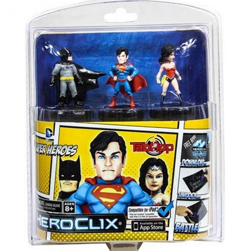 Heroclix DC Supersankarit TabApp, 3 Supersankaria Heroclix DC Supersankarit TabApp, 3 Supersankaria